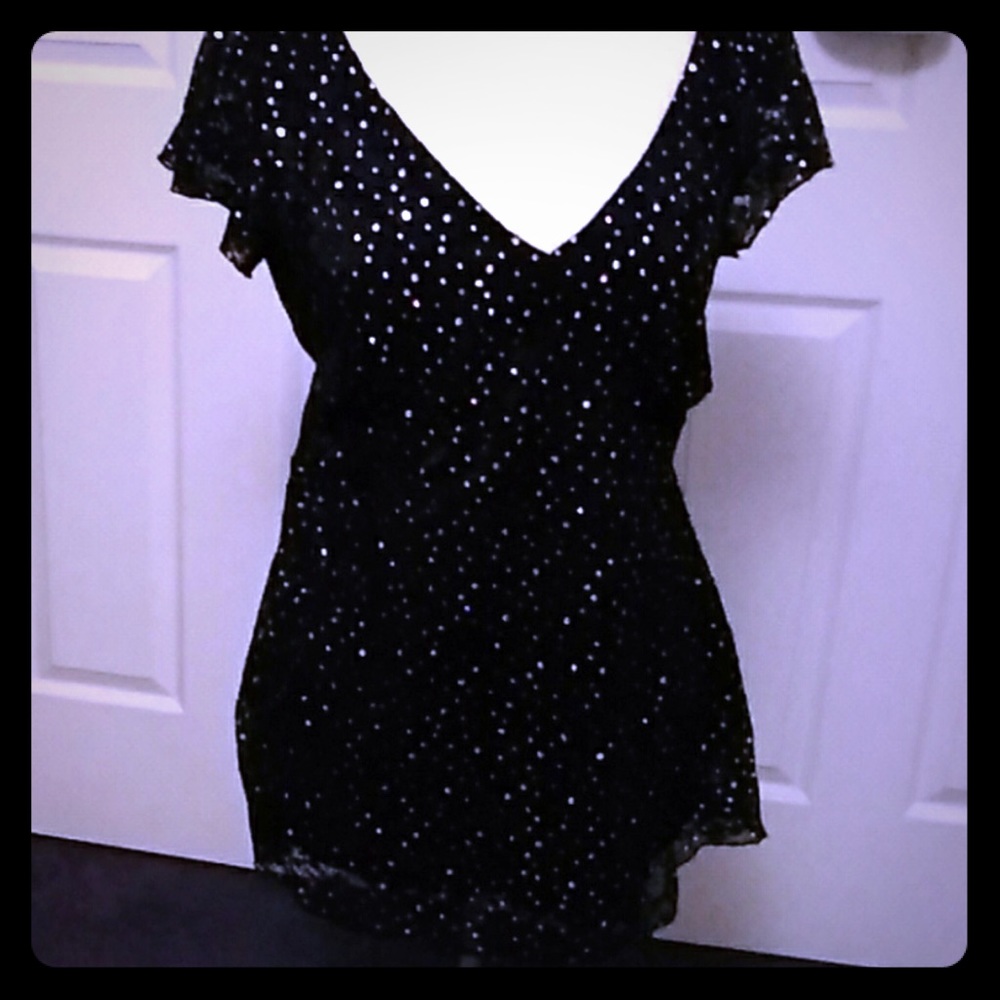 Black Lace Top